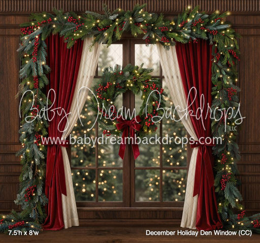 December Holiday Den Window (CC)