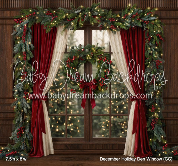 December Holiday Den Window (CC)