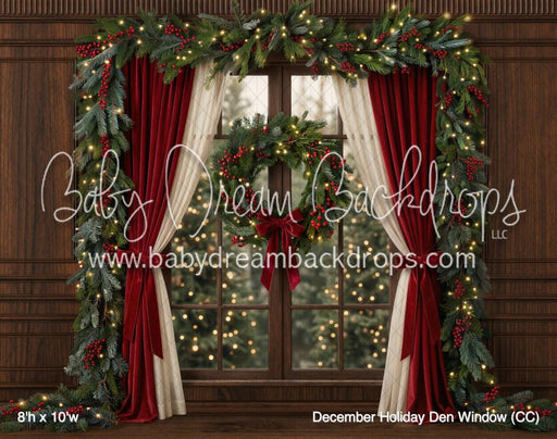 December Holiday Den Window (CC)