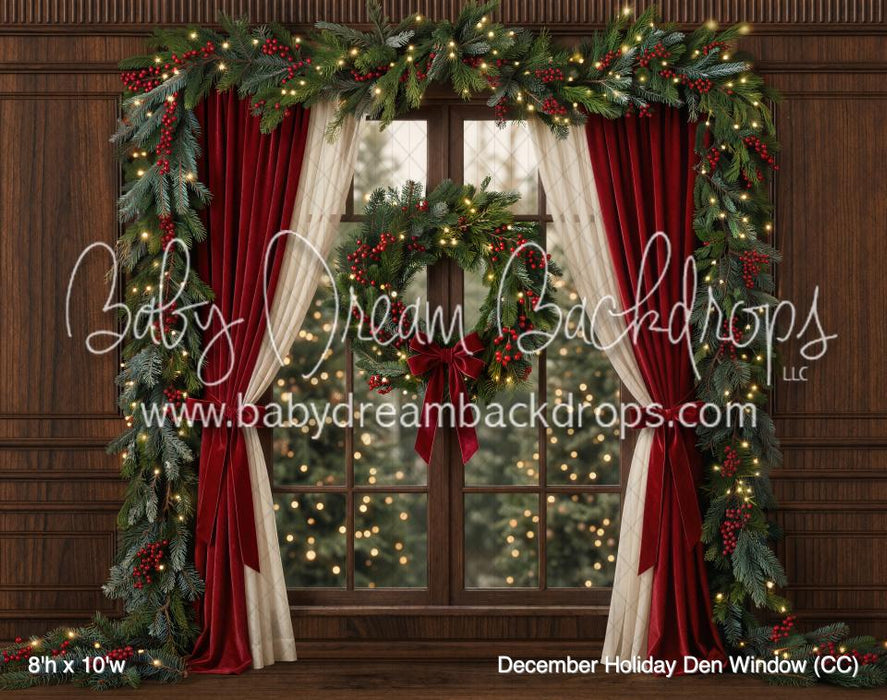 December Holiday Den Window (CC)