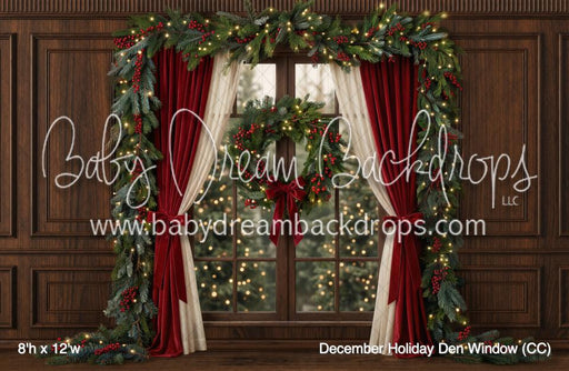 December Holiday Den Window (CC)