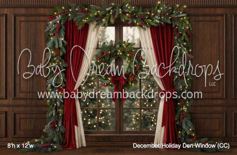 December Holiday Den Window (CC)