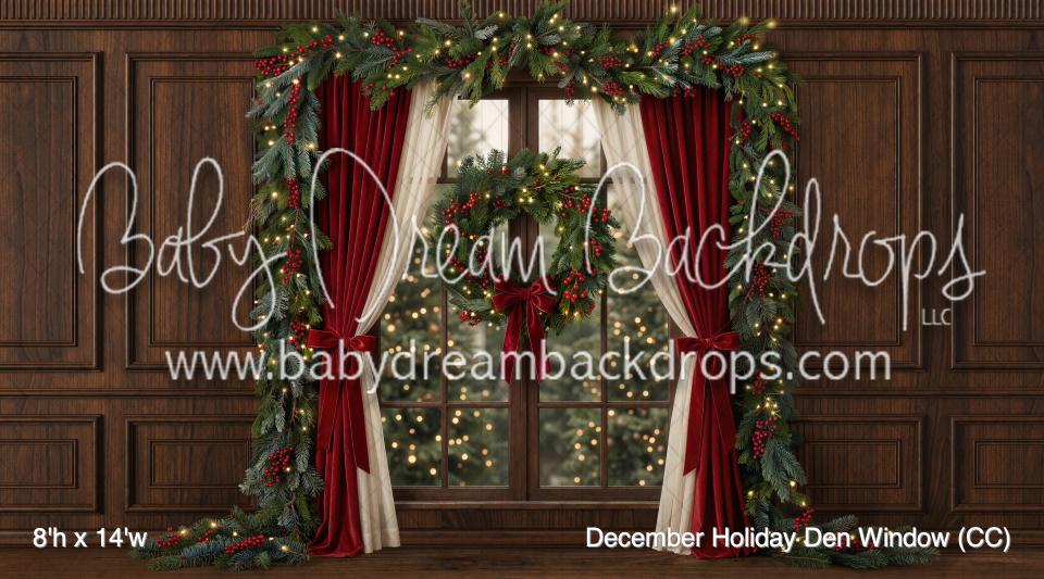 December Holiday Den Window (CC)