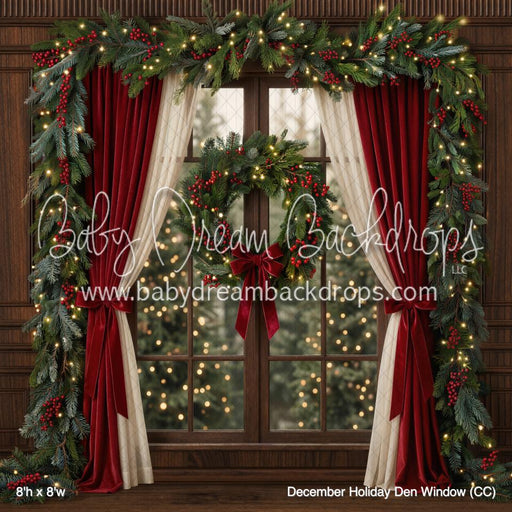 December Holiday Den Window (CC)