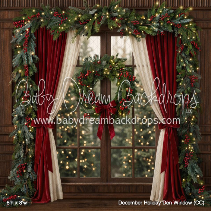 December Holiday Den Window (CC)