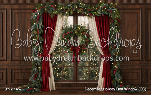 December Holiday Den Window (CC)