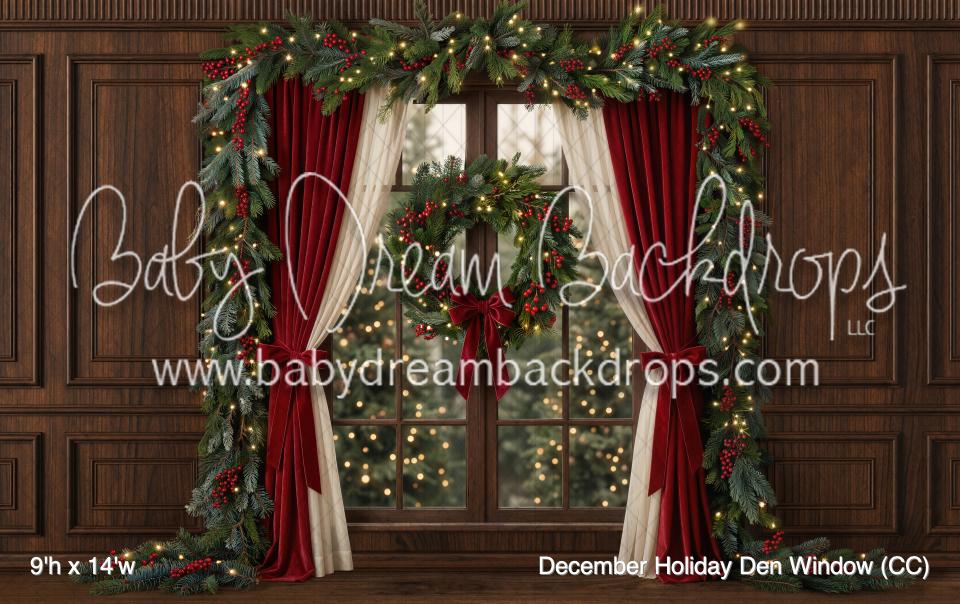 December Holiday Den Window (CC)