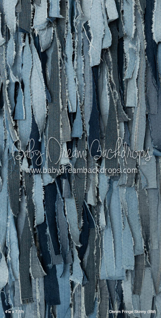 Denim Fringe Skinny (BM)