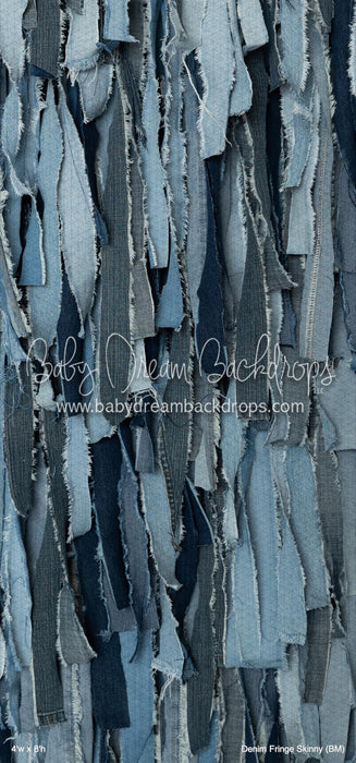 Denim Fringe Skinny (BM)