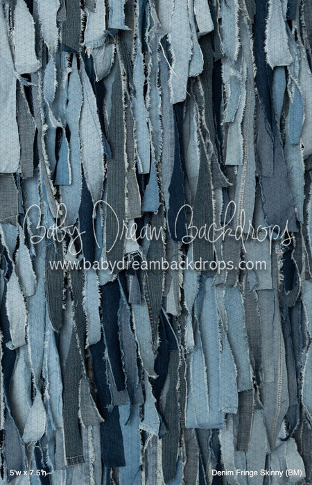 Denim Fringe Skinny (BM)