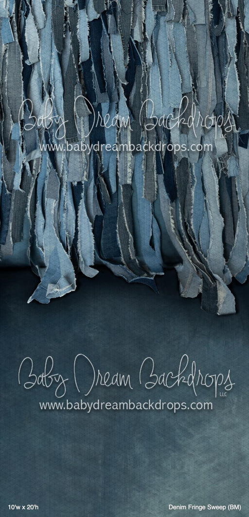 Denim Fringe Sweep (BM)