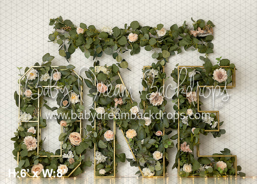 Devine Floral White With lights (JW)