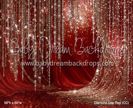 Diamond Drip Red (CC)