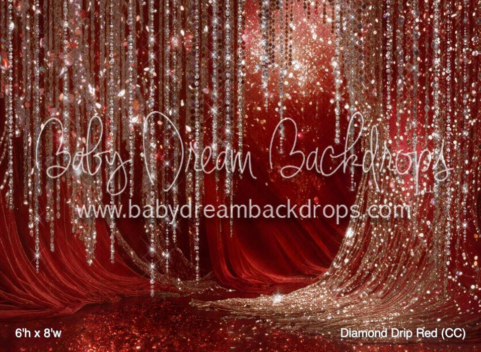 Diamond Drip Red (CC)