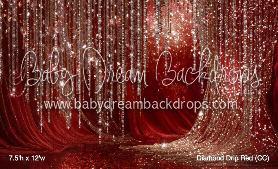 Diamond Drip Red (CC)