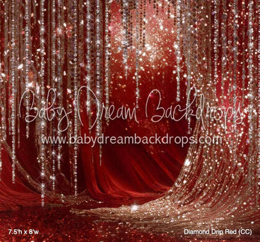 Diamond Drip Red (CC)