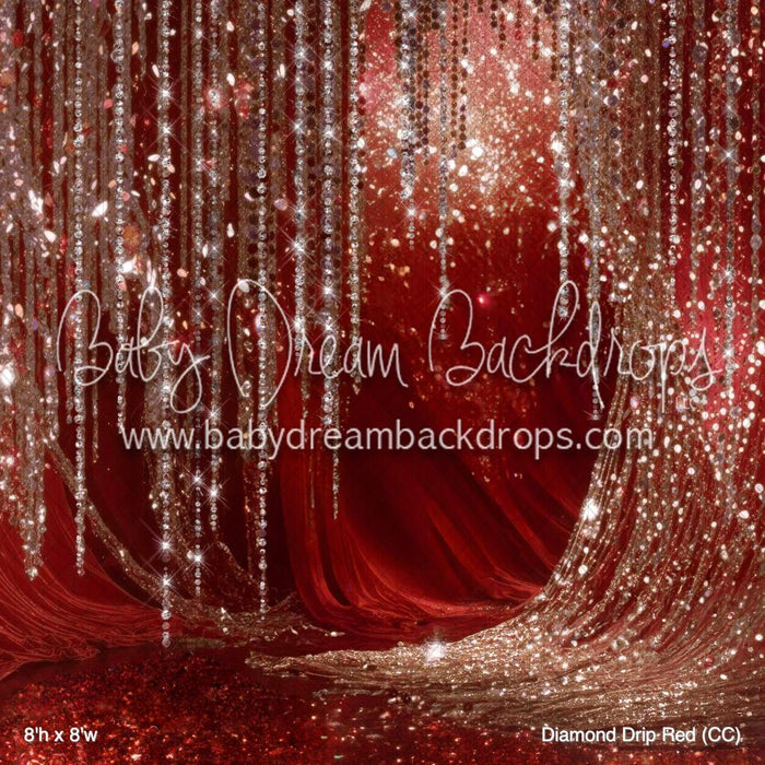 Diamond Drip Red (CC)