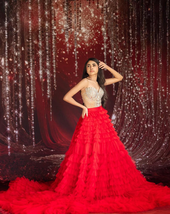 Diamond Drip Red Sweeps (CC)