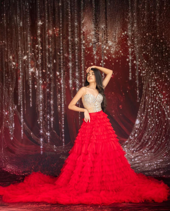 Diamond Drip Red Sweeps (CC)