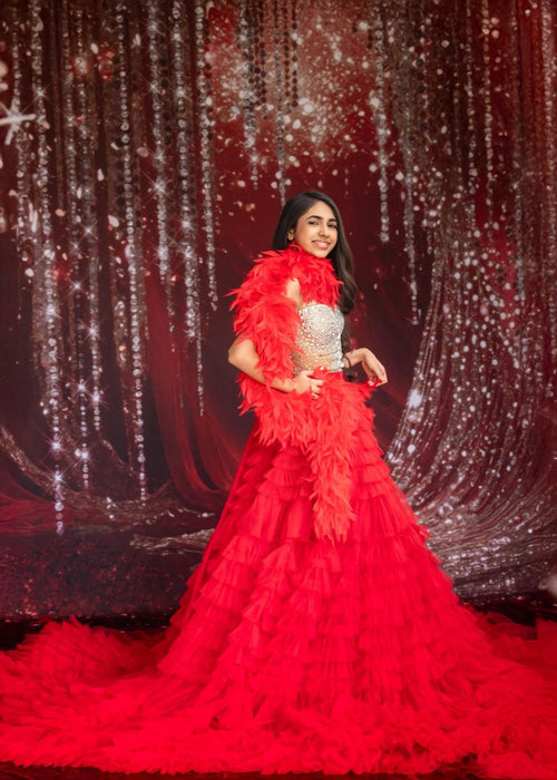 Diamond Drip Red Sweeps (CC)