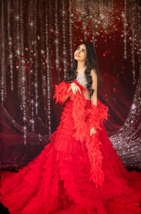 Diamond Drip Red Sweeps (CC)