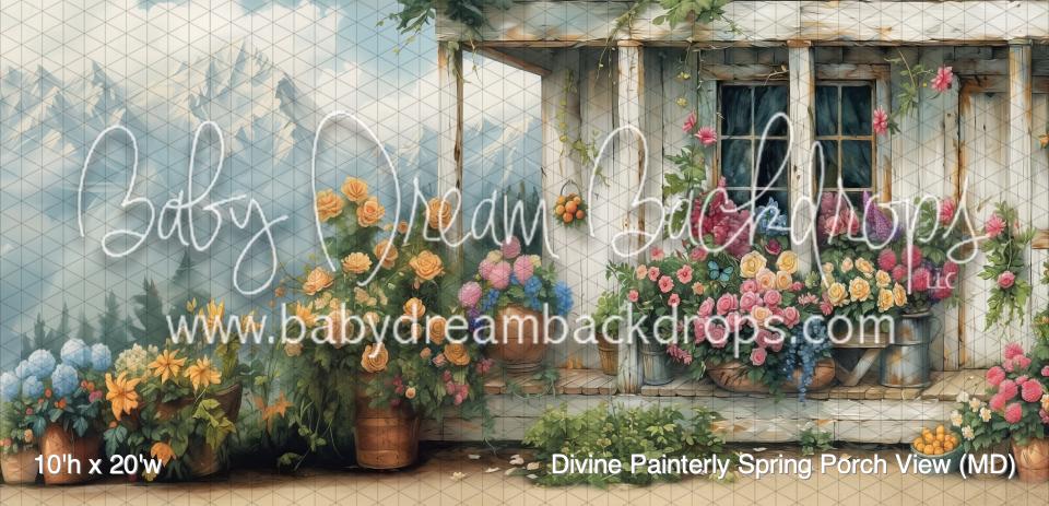 Divine Painterly Spring Porch View (MD)