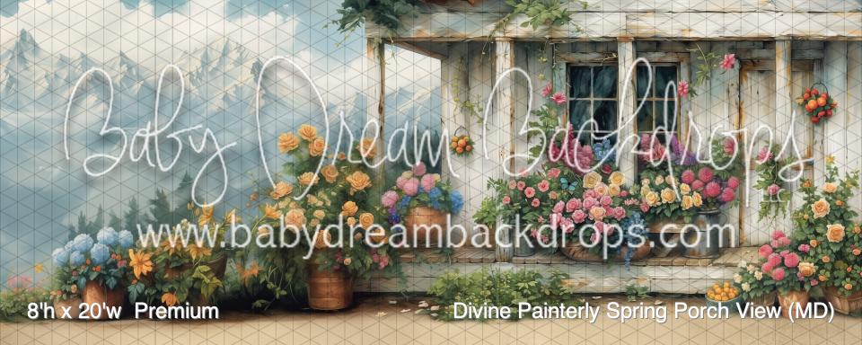Divine Painterly Spring Porch View (MD)