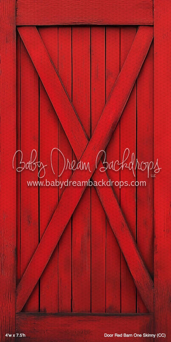 Door Red Barn One Skinny (CC)