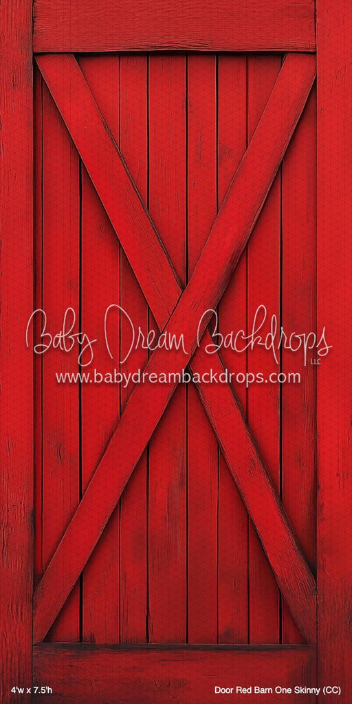 Door Red Barn One Skinny (CC)