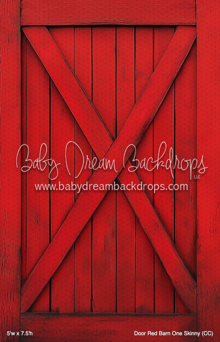 Door Red Barn One Skinny (CC)