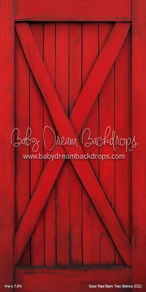 Door Red Barn Two Skinny (CC)