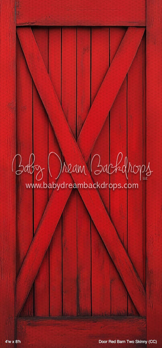 Door Red Barn Two Skinny (CC)