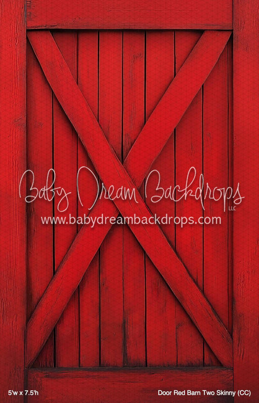Door Red Barn Two Skinny (CC)