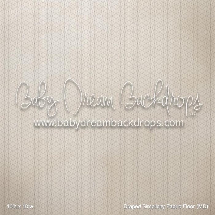 Draped Simplicity Fabric Floor (MD)