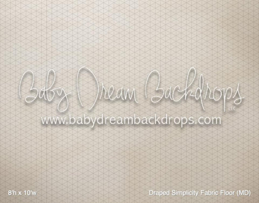 Draped Simplicity Fabric Floor (MD)