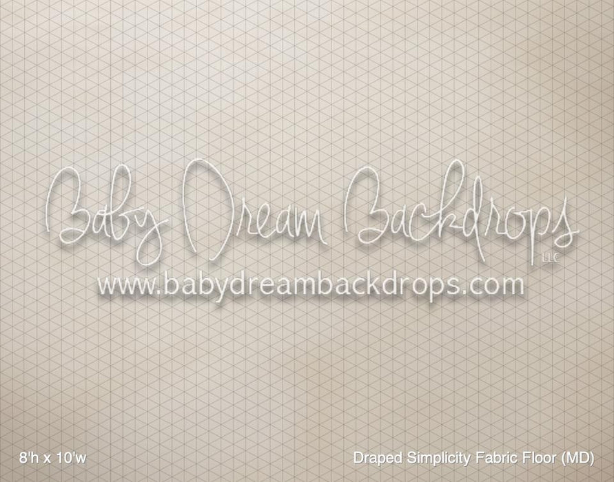 Draped Simplicity Fabric Floor (MD)