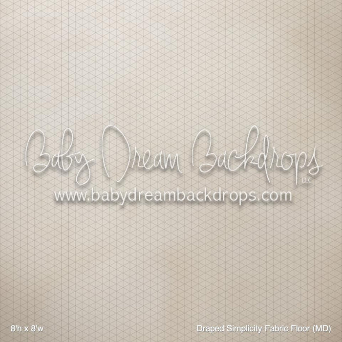 Draped Simplicity Fabric Floor (MD)