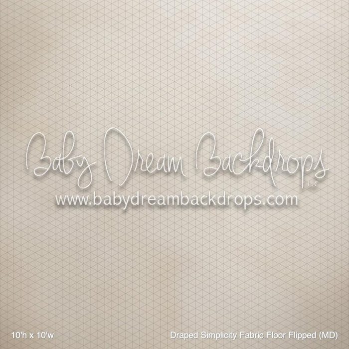 Draped Simplicity Fabric Floor Flipped (MD)