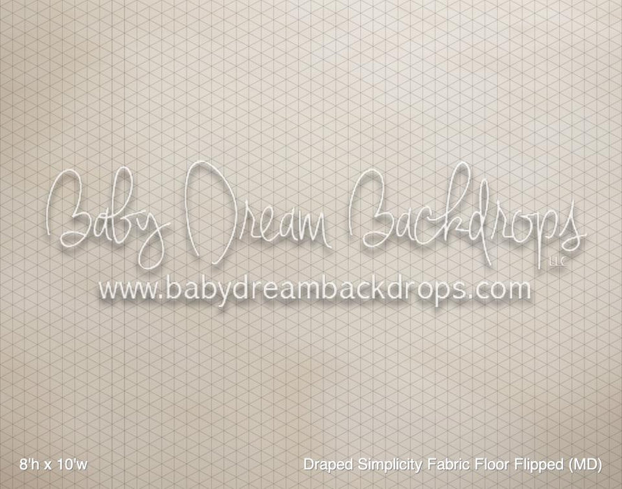 Draped Simplicity Fabric Floor Flipped (MD)