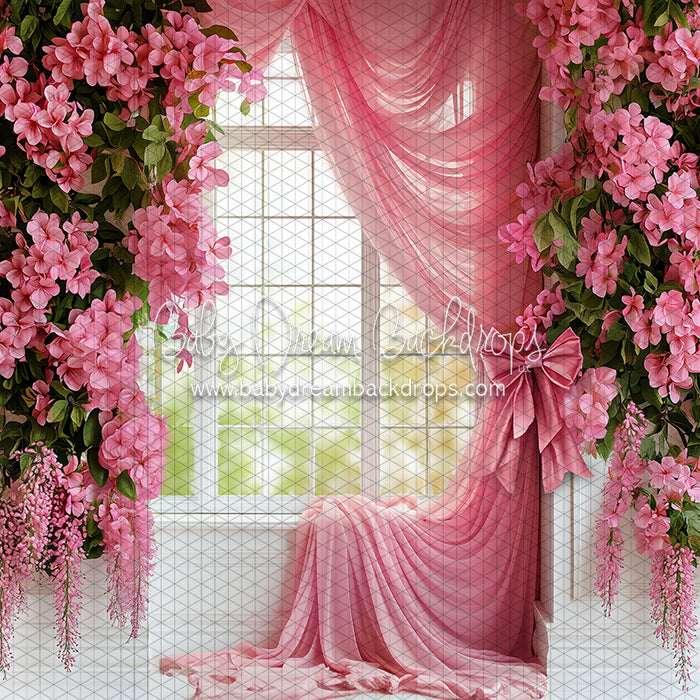 Draped in Blossoms Window (CC)