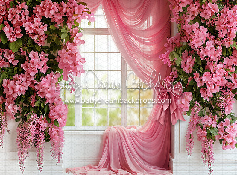 Draped in Blossoms Window (CC)