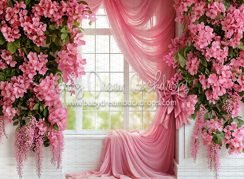 Draped in Blossoms Window (CC)