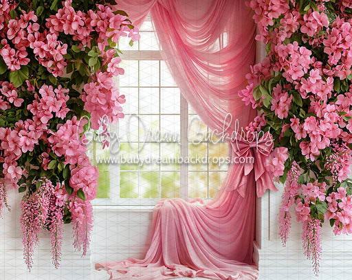 Draped in Blossoms Window (CC)