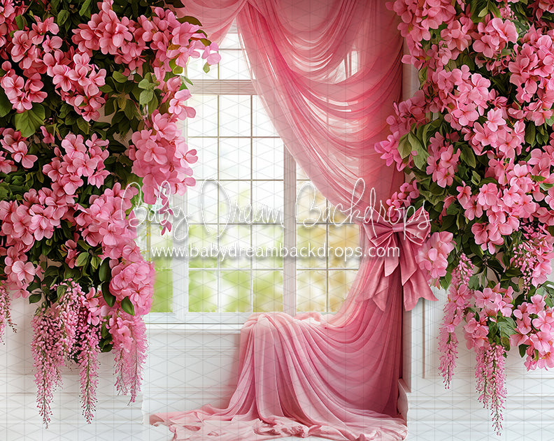 Draped in Blossoms Window (CC)