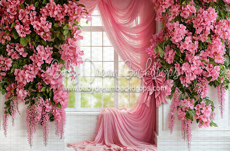 Draped in Blossoms Window (CC)