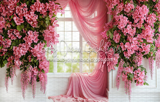Draped in Blossoms Window (CC)