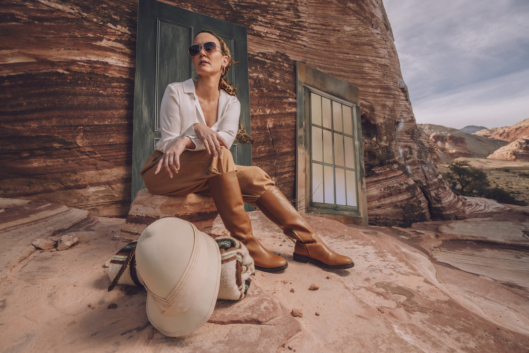 Skinny Earthy Green Door (CC)