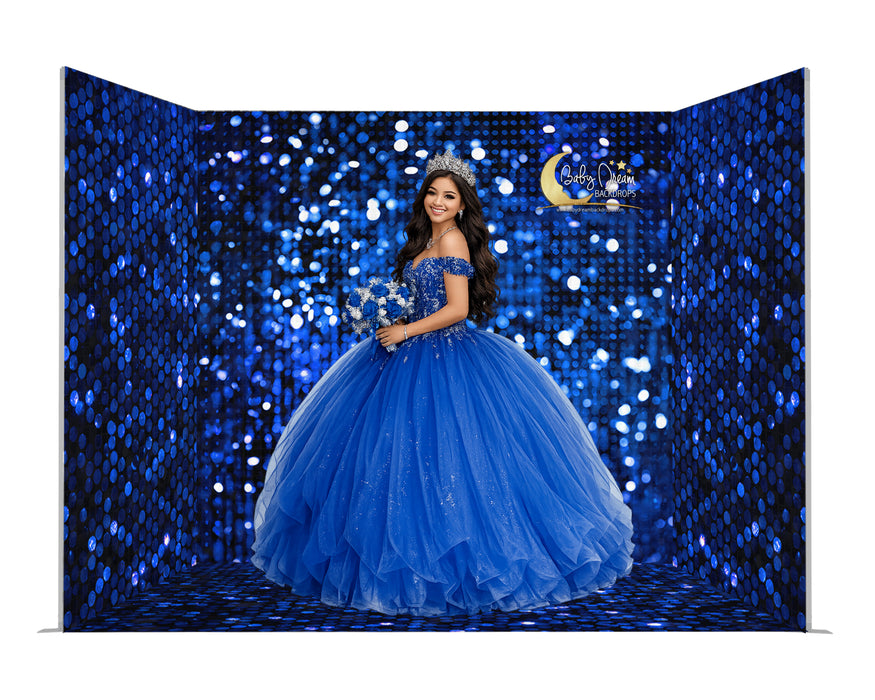 Photo Booth Bundle - DreamEasy DreamFlats, Silicone Edge Backdrops with Floor