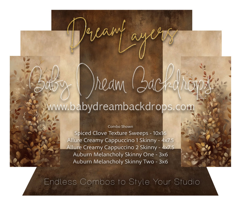 Dream Layers - Spiced Clove, Allure Creamy Cappuccino and Auburn Melancholy