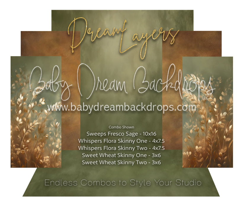 Dream Layers - Fresco Sage, Whispers Flora and Sweet Wheat